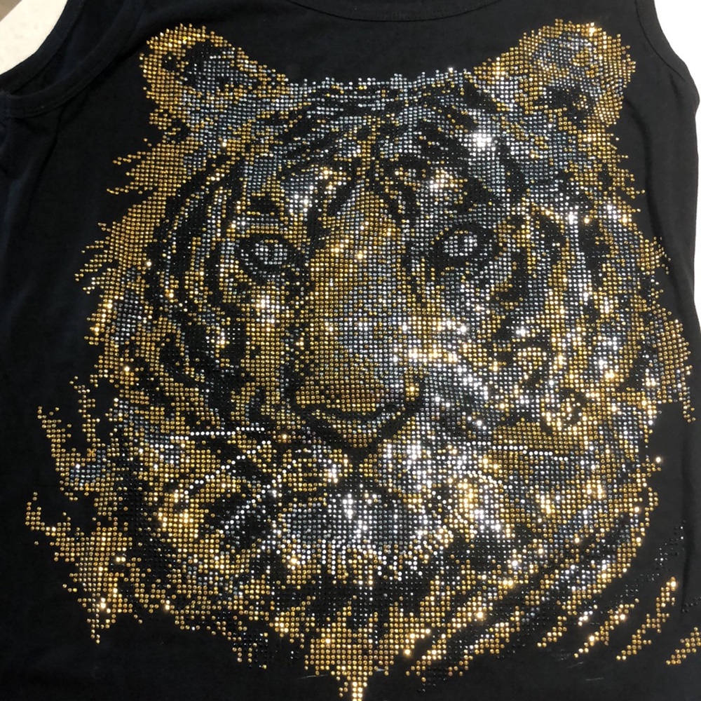 Tiger bling top